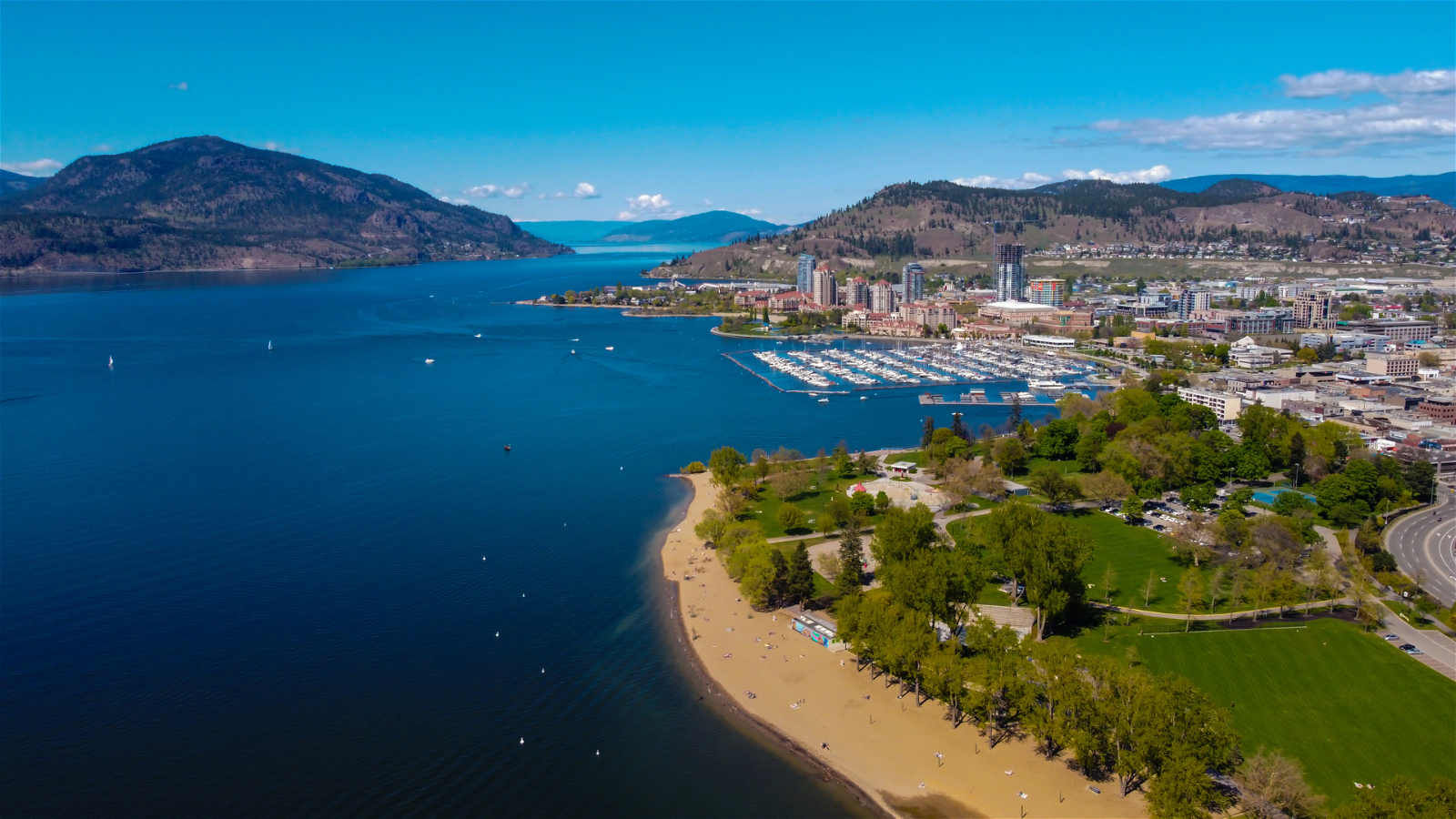 Kelowna British Columbia Canada Aerial view - Keeping up with Kelowna - One of The Fastest Growing Cities in Canada 
