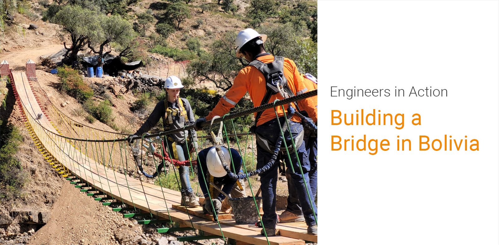 University of Alberta Engineers in Action Helps Build Bridge in Bolivia